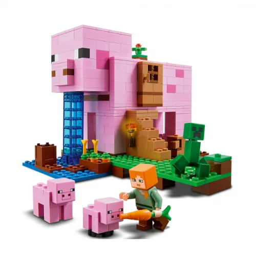 Конструктор LEGO Minecraft Дом-свинья 21170