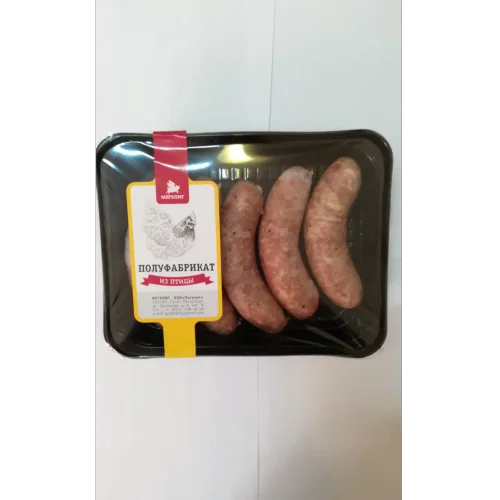 Grilled sausages from Danish turkey