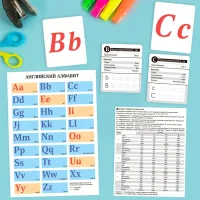 Educational and educational cards. English Alphabet 3+ / Aloha Kroch