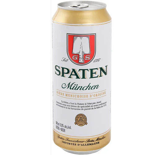 Beer Spaten Munich (Spaten Munchen) Light 0.5 liters of bank