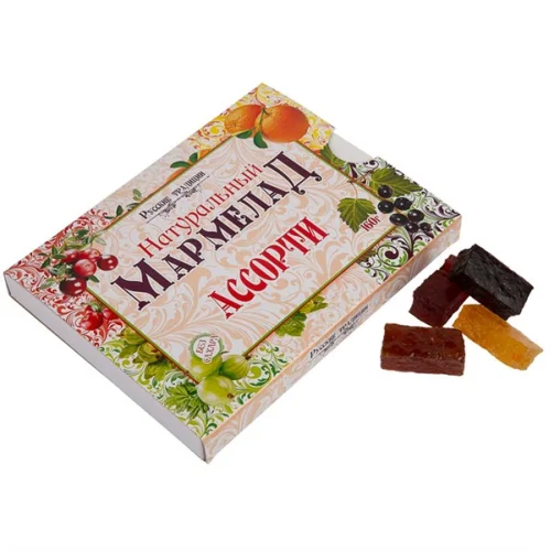 Natural marmalade without sugar "Assorted" / Russian traditions