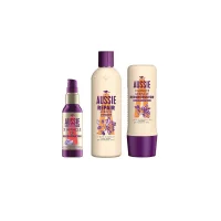 Gift set Aussie Shampoo 300ml + RepairMiraCle 250ml Balsam + Oil d / Hair 3 Miracle Oil Reconstructor 100ml