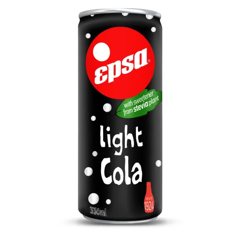 Cola Light with Stevia. Rozed drink ™ EPSA. W / b. 330 ML.