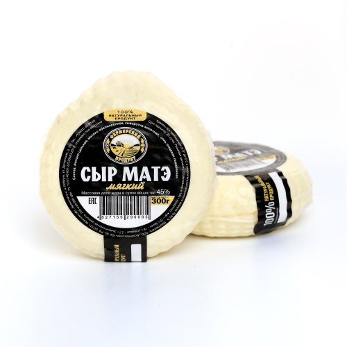 Сыр "Матэ" массовая доля жира 45% 300 гр