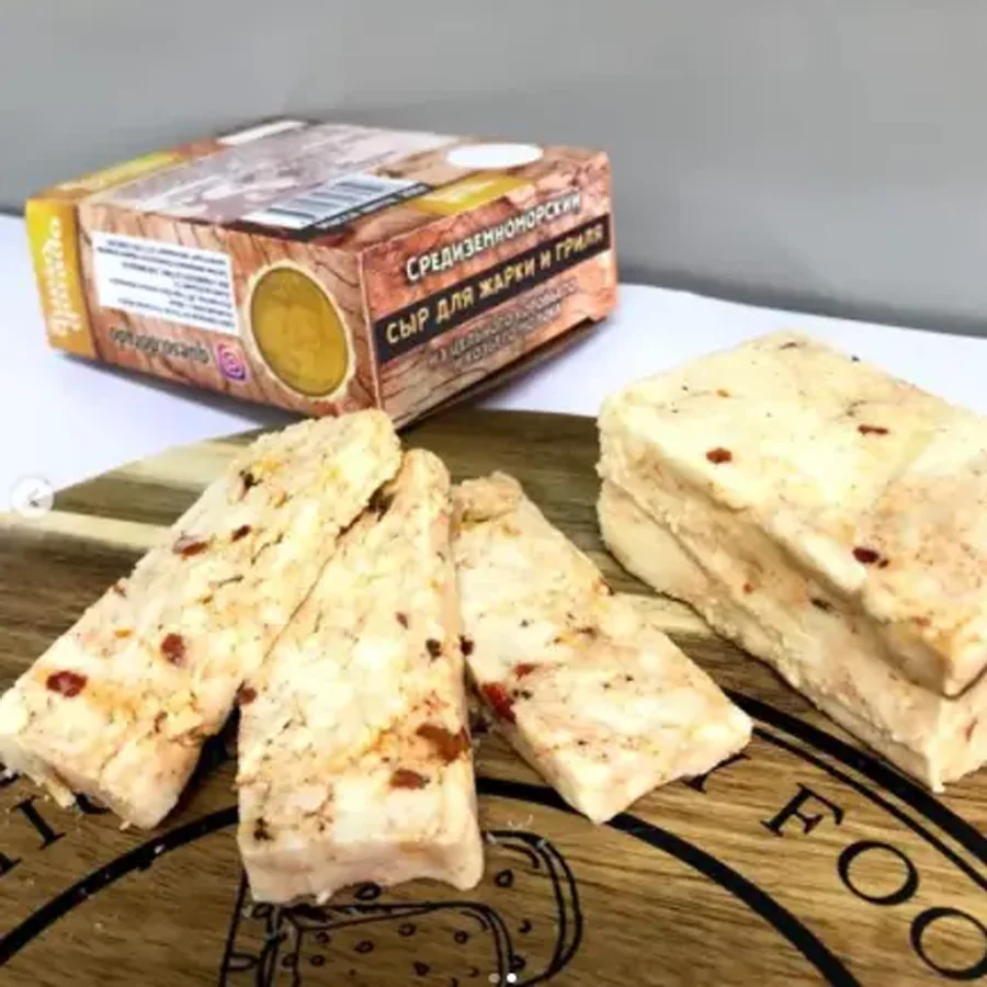 Средиземноморский сыр для жарки и гриля,копченая паприка