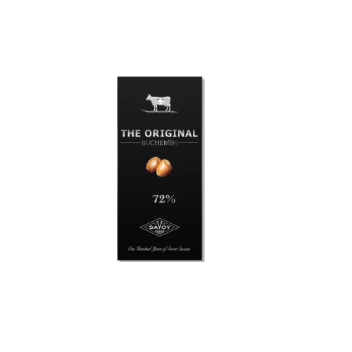 BUCHERON THE ORIGINAL  Горький  шоколад с фундуком 90 г/10шт/60шт