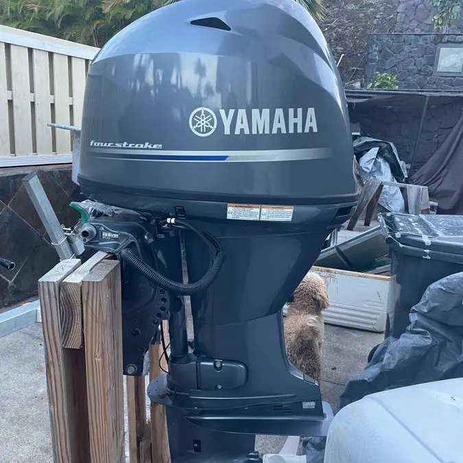 Used Yamaha 50HP 4-Stroke Outboard Motor Engine