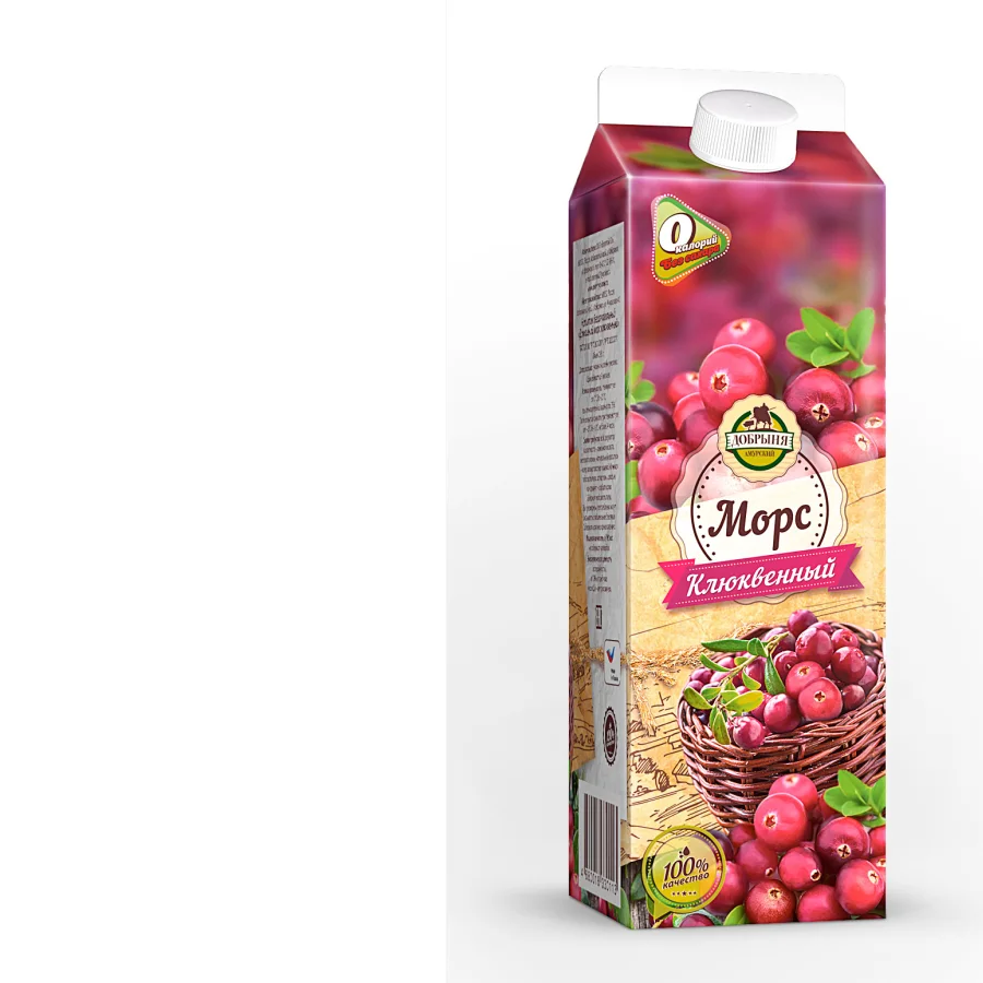 Beverage non-alcoholic «homemade juice cranberry« 0.95 l