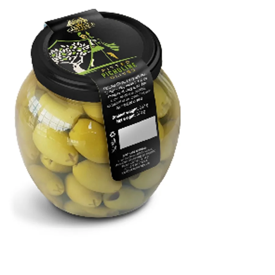 Pitted Green Olives.