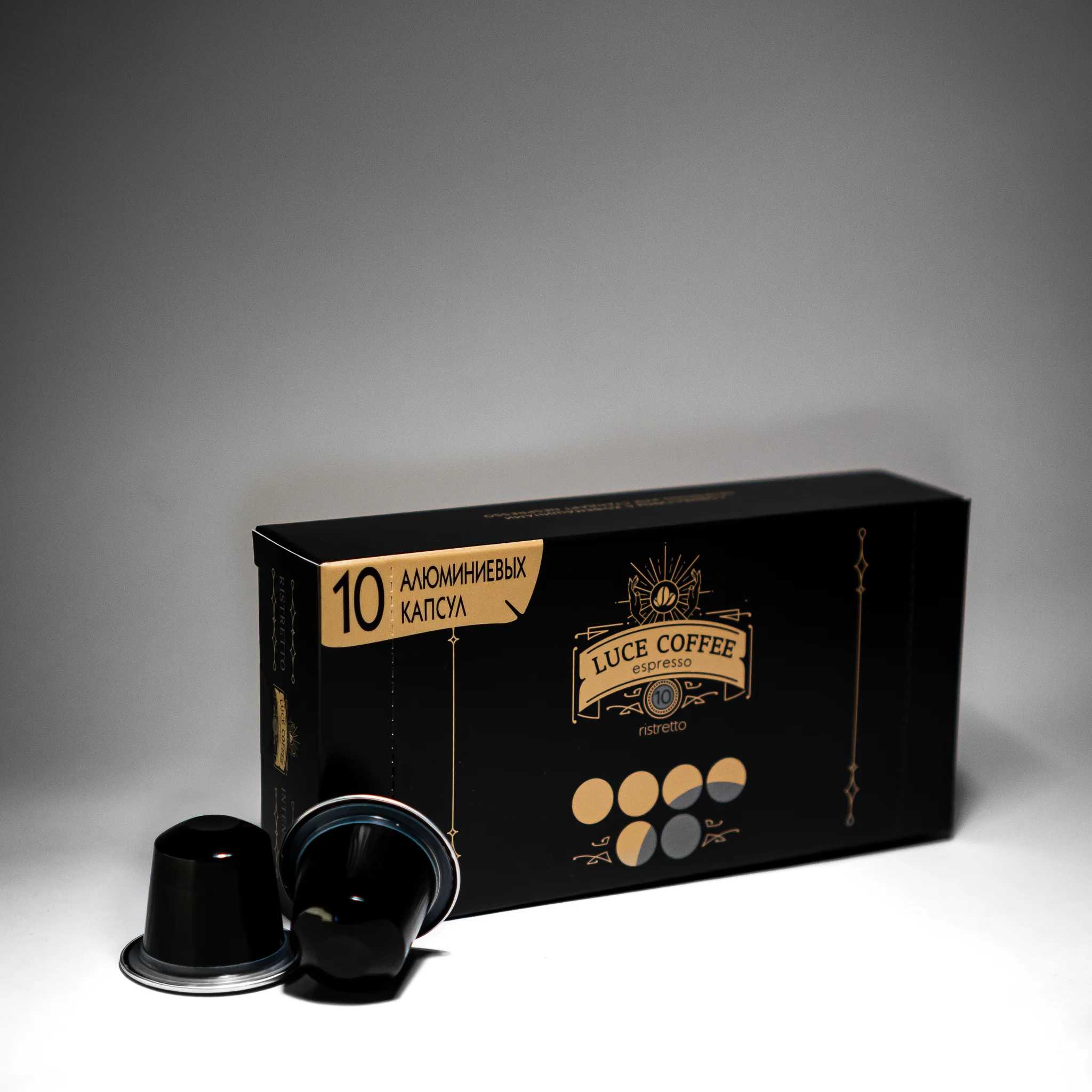 Coffee capsules LUCE COFFEE 10 RISTRETTO - 10 pieces