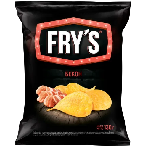 FRY'S Bacon chips, 130g 