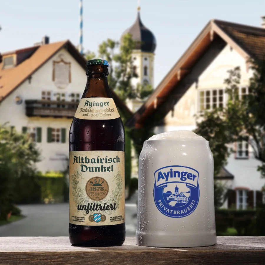Пиво Ayinger Altbairisch Dunkel unfiltriert 500 мл