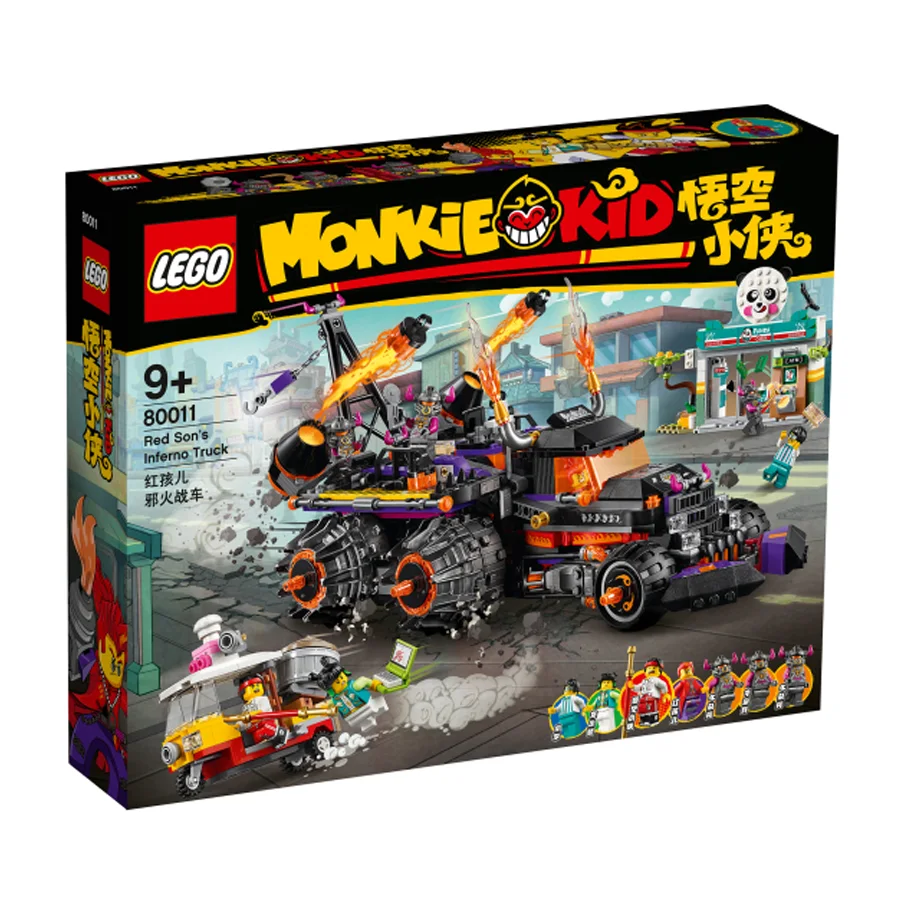 LEGO Monkie Kid Fire Truck Red San 80011