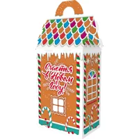 New Year's gift gingerbread house