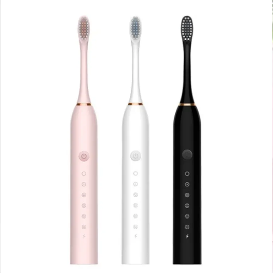 6-speed electric toothbrush for adults, household, USB, rechargeable, sonic, Toothbrush rinse aid, gift, X3, dropshipping