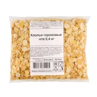 Pea flakes that do not require cooking 400 g.