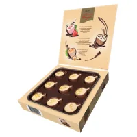 Конфеты шоколадные в коробке "Мусс Капучино" "Стильные штучки", 8 шт по 104 г