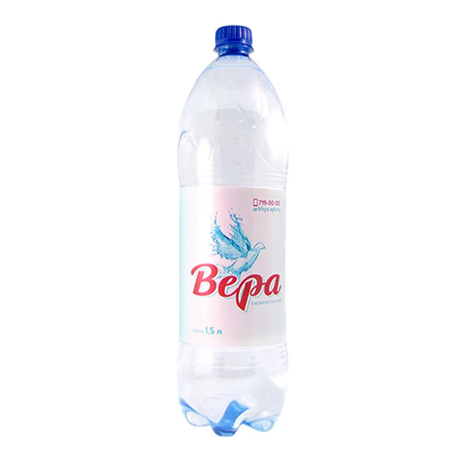 Water "Vera" 1.5 l, N / GAZ, PET