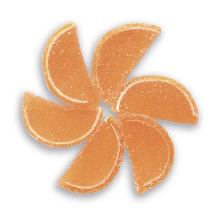 Мармелад Дольки с корочкой со вкусом апельсина
