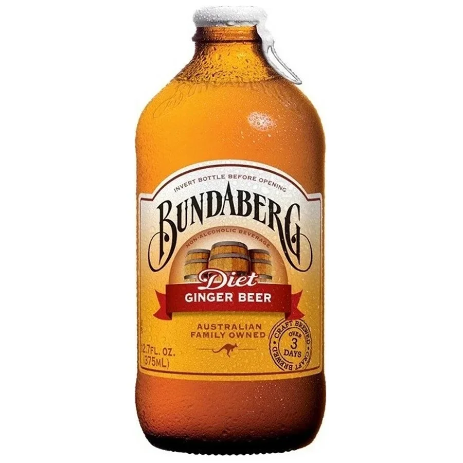 Bundaberg drink 0.375L diet ginger gas c/b