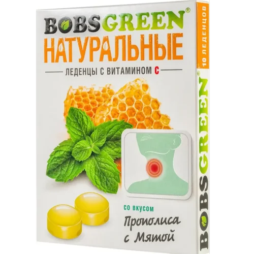 Bobsgreen lollipops propolis with mint
