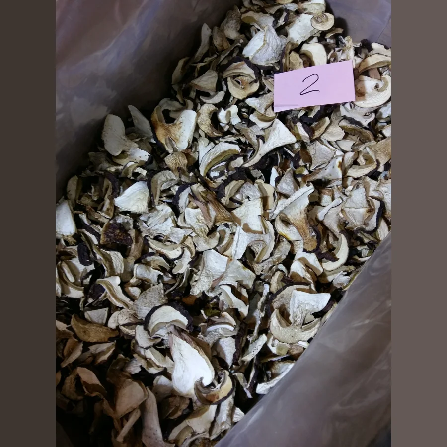 Dried white mushrooms grade 2 