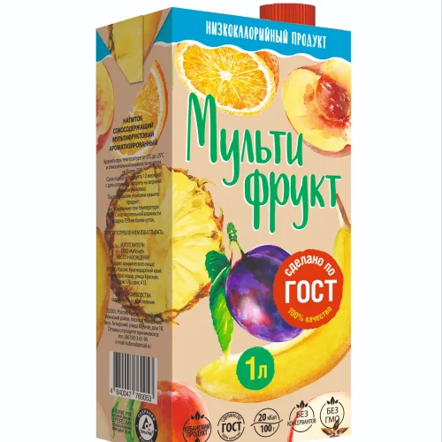 Multifruit juice-containing drink