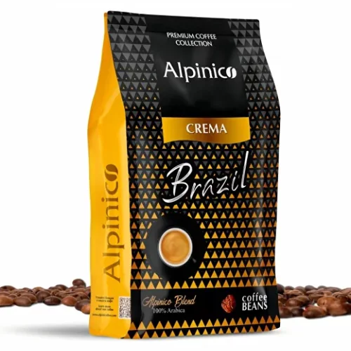Кофе в зернах Alpinico Crema Brazil 1 кг.
