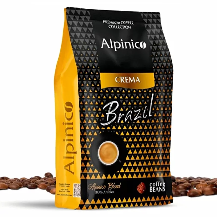 Alpinico Crema Brazil coffee beans 1 kg.
