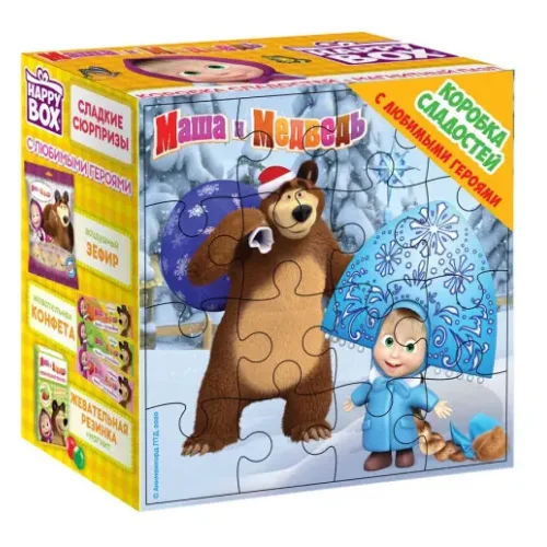 Маша и медведь HAPPY BOX Коробка сладостей