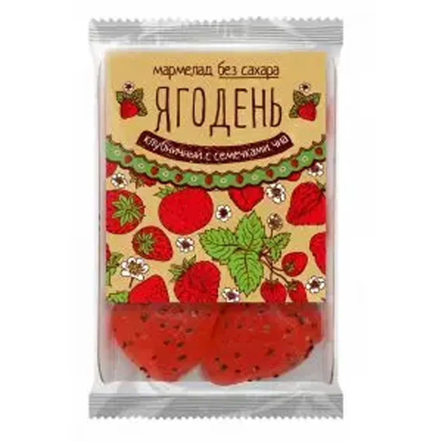 Marmalade Berry Strawberry with Chia Seeds 140g / Siberian Cedar