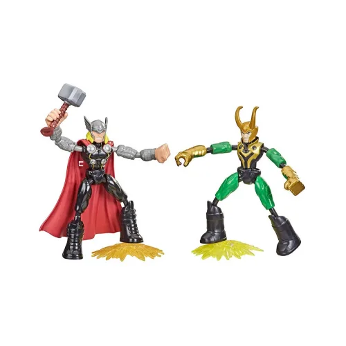 Thor vs Loki Set of 2 Flexible Figures Marvel F0245