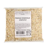 Barley flakes that do not require cooking, 400 g.