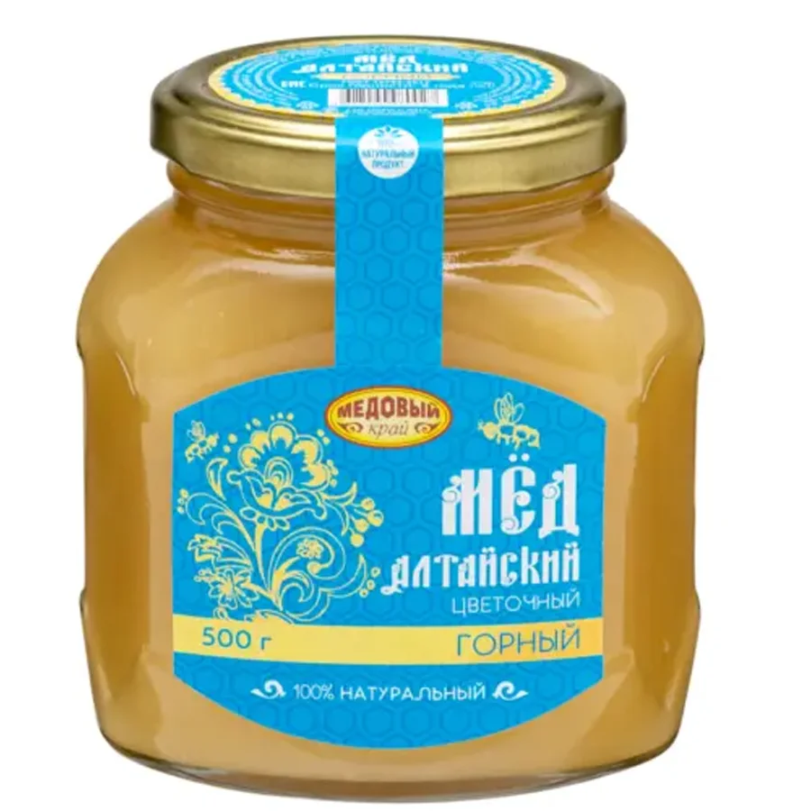 Алтайский мёд цветочный Горный, 500 гр