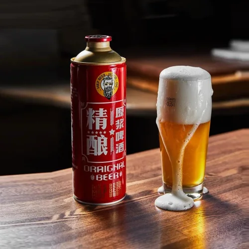 Пивной напиток непастеризованный нефильтрованный неосветлённый "Бельгийское крафтовое светлое пиво "Лаопи" «Мистер ПИ»" объем 980 мл