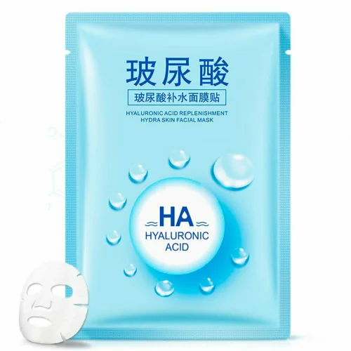 Face Mask with Hyaluronic Acid and Algae Extract Images.