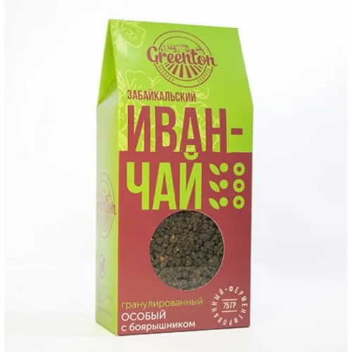 Zabaykalsky Ivan tea granulated fermented with hawthorn 75 gr