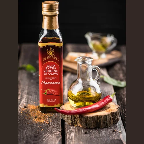 Extra Virgin olive oil with chili pepper 250 ml Italy 
