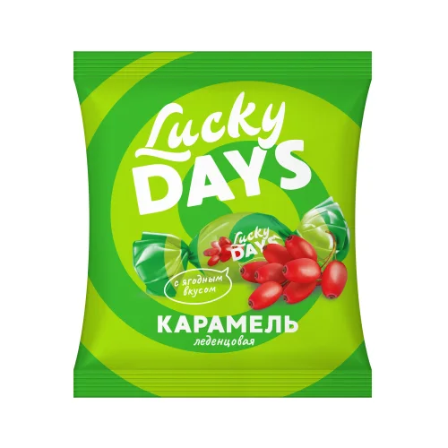 LUCKY DAYS Caramel with berry flavor 250g