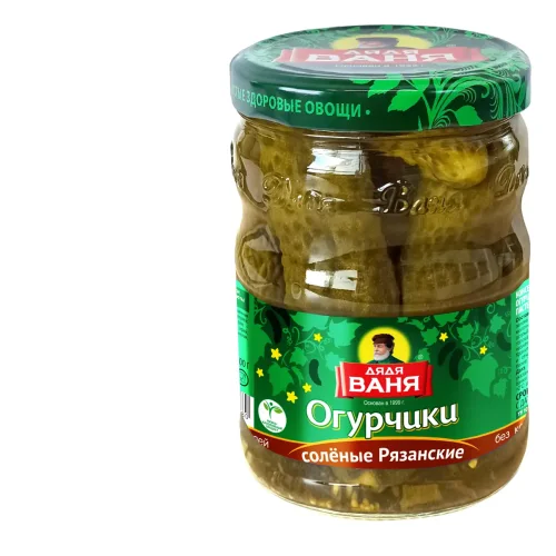 Cucumbers Uncle Vanya Salt Ryazan 950 grams