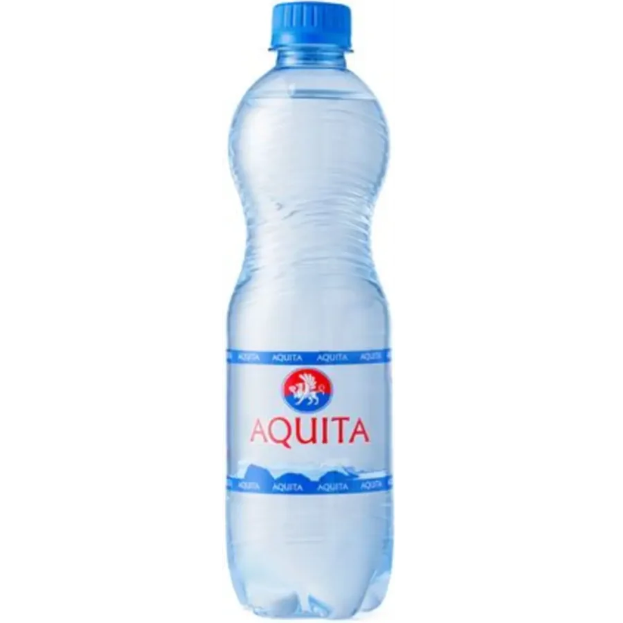 Drinking water purified by TM Aquita 0.5 l gas