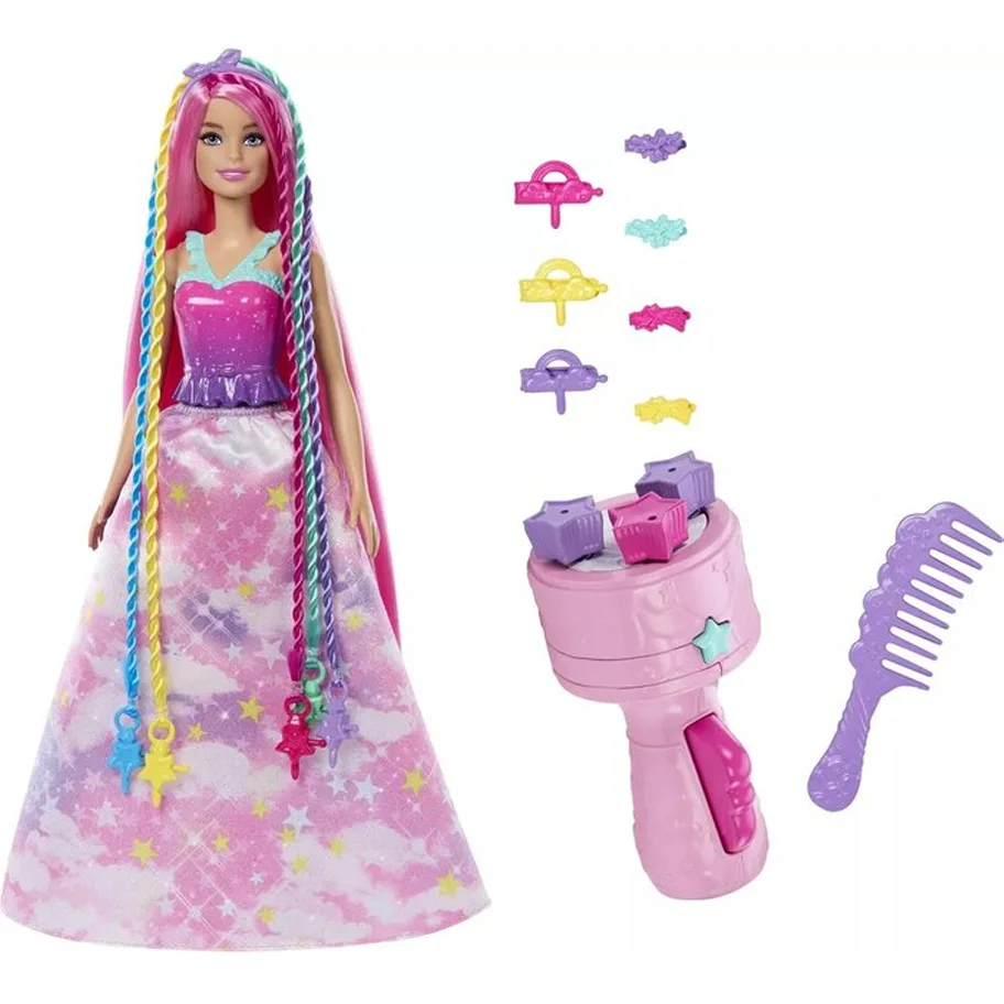 Кудрявые пряди Barbie Dreamtopia Кукла Mattel HNJ06 