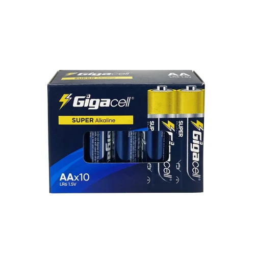GIGACELL 10 pcs Alkaline AA batteries