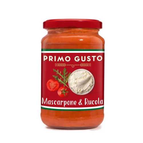 Tomato sauce with mascarpone and arugula Primo Gusto