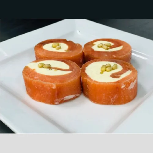 Salmon Roll with Cheese and Cedrome