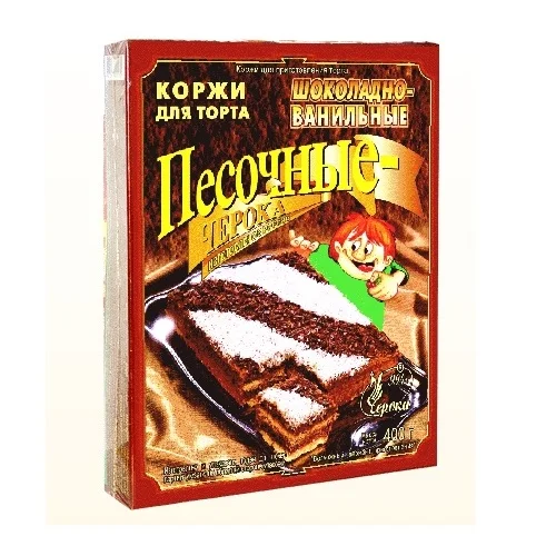 Коржи Шоколадно-ванильные 