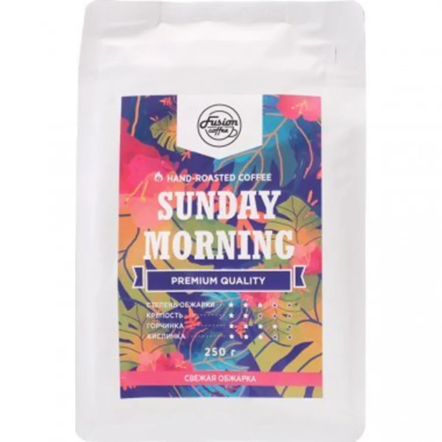 Natural roasted coffee "Coffee Factory" Sanday Morning 250 gr grain