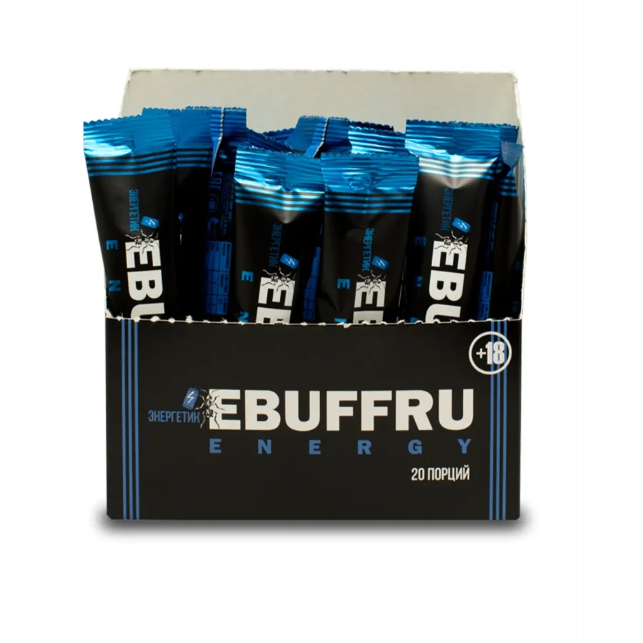 Concentrate of non-alcoholic energy drink "EBUFFRU ENERGY ENERGY" 20 PCS x 15 gr.