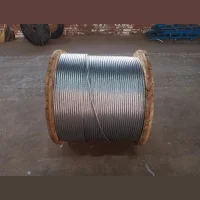 Zn-5%Al-mischmetal alloy-coated steel wire strands  (galfan)