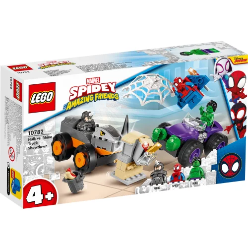Конструктор LEGO Marvel Схватка Халка и Носорога на грузовиках 10782